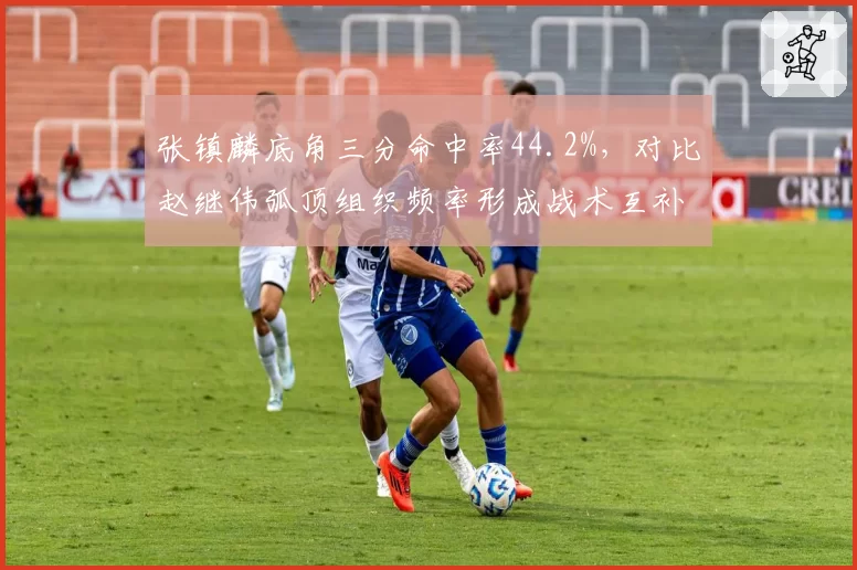 张镇麟底角三分命中率44.2%，对比赵继伟弧顶组织频率形成战术互补